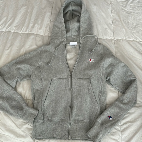 Champion Reverse Weave Full Zip Hoodie Sweatshirt - Picture 4 of 7